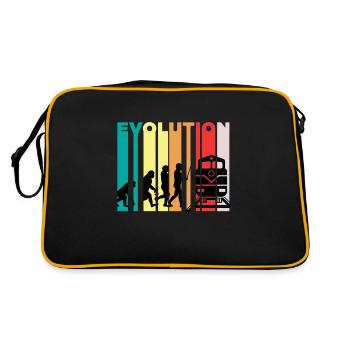 Évolution du cadeau du conducteur de train - Sac Retro - noir/or - Dos