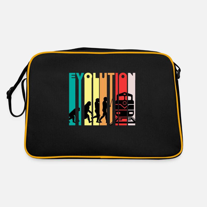 Evolution des Triebfahrzeugführergeschenks Retro Tasche