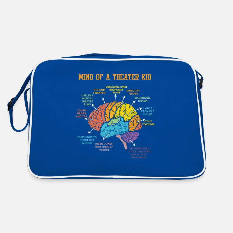 Schauspieler Brain Theatre Thater Schauspielerin Geschenk Retro Tasche