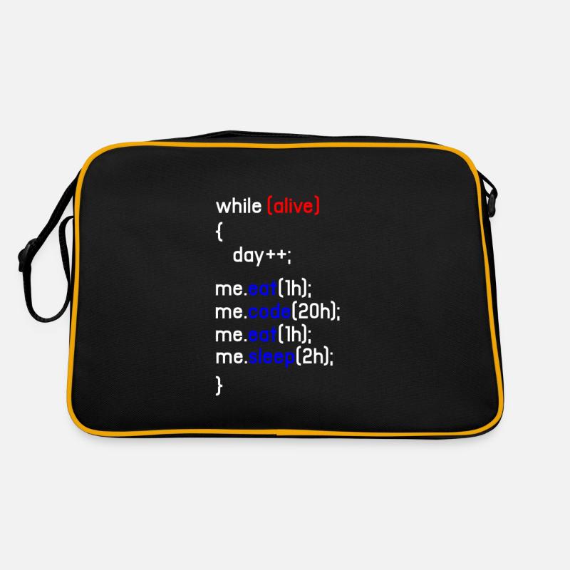 Html Codage Codeur Programmeur Programmation PC Cadeau Sac Retro
