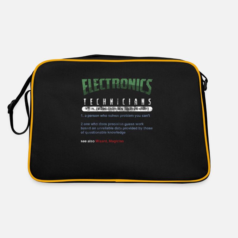 Cadeau technique de techniciens en électronique Sac Retro