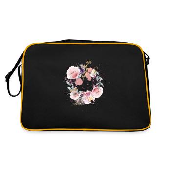 Nail Tech Manucure Manucure Nail Art Cosmetics - Sac Retro - noir/or - Dos