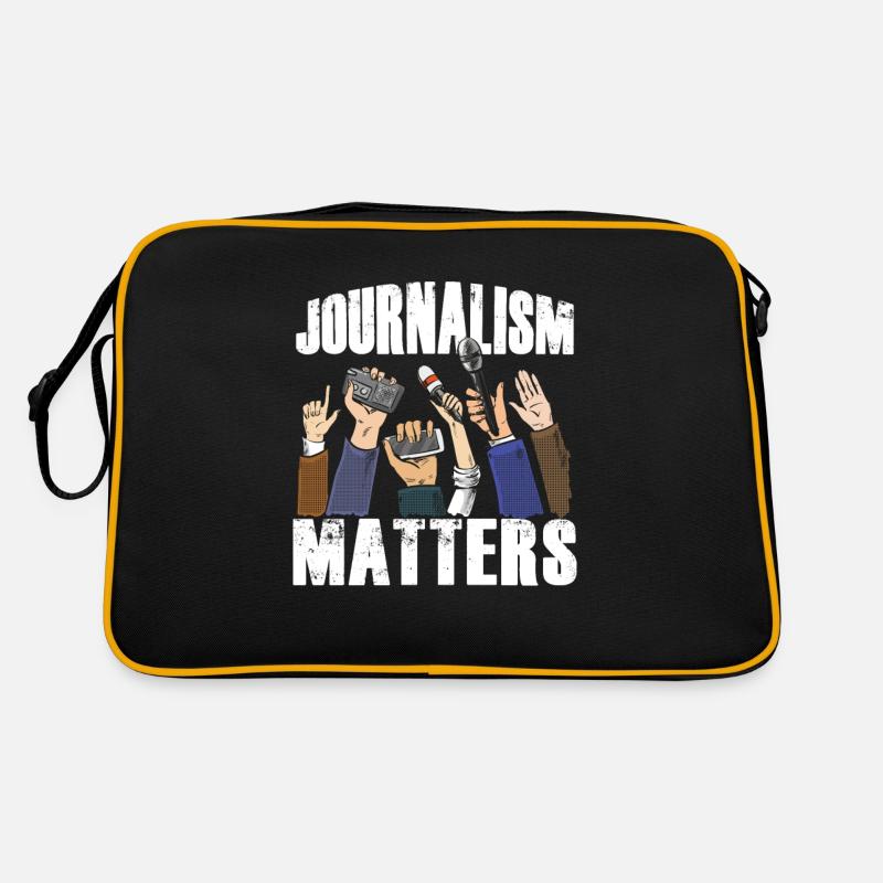 Journalism Matters Journalistes Écrivain Auteur Cadeau Sac Retro