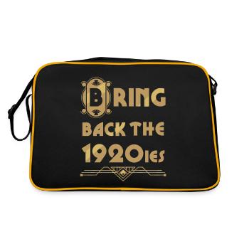 Ramenez les années 20. - Sac Retro - noir/or - Dos