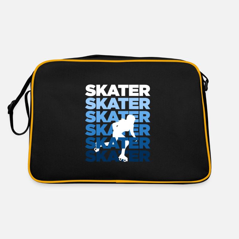 Skater Inline Skating Rollerblading Rollschuhe Retro Tasche