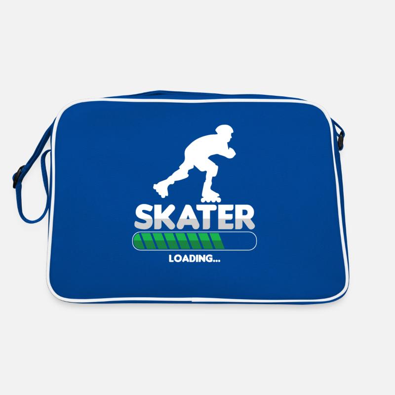 Skater Laden Inline Skating Rollerblading Geschenk Retro Tasche