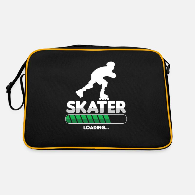Skater Laden Inline Skating Rollerblading Geschenk Retro Tasche
