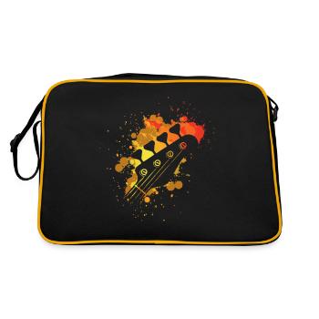 Idée cadeau bassiste bassiste bassiste - Sac Retro - noir/or - Dos