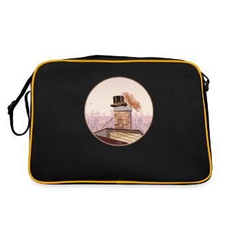 Cadeau d’artisan de ramoneur de balayage - Sac Retro - noir/or - Dos