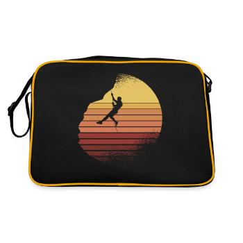 Escalade et alpinisme, Boulder GEschenk - Sac Retro - noir/or - Dos