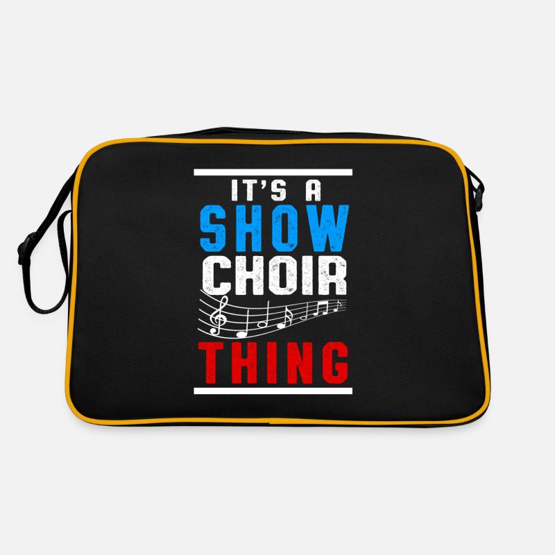 Show Chor Chor Chor Musik Dirigent Clef Gift Retro Tasche