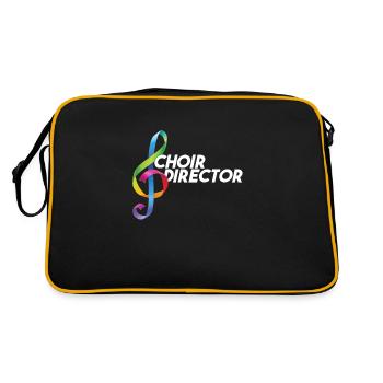 Chef de chœur Clef Music Chorus Chef choral - Sac Retro - noir/or - Dos