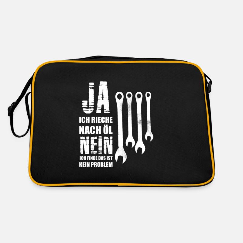 Kfz-Mechaniker Schrauber Mechatroniker Schrauben Retro Tasche
