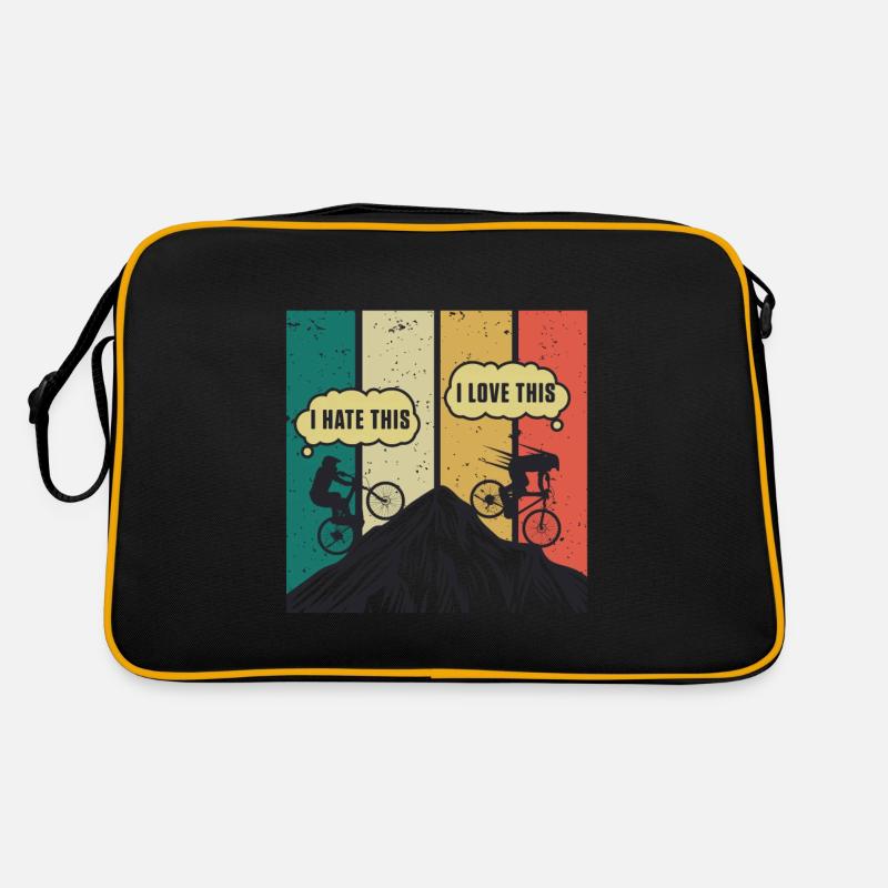 Retro MTB Mountain Biking EBike Cycling Biker Gift Retro Bag