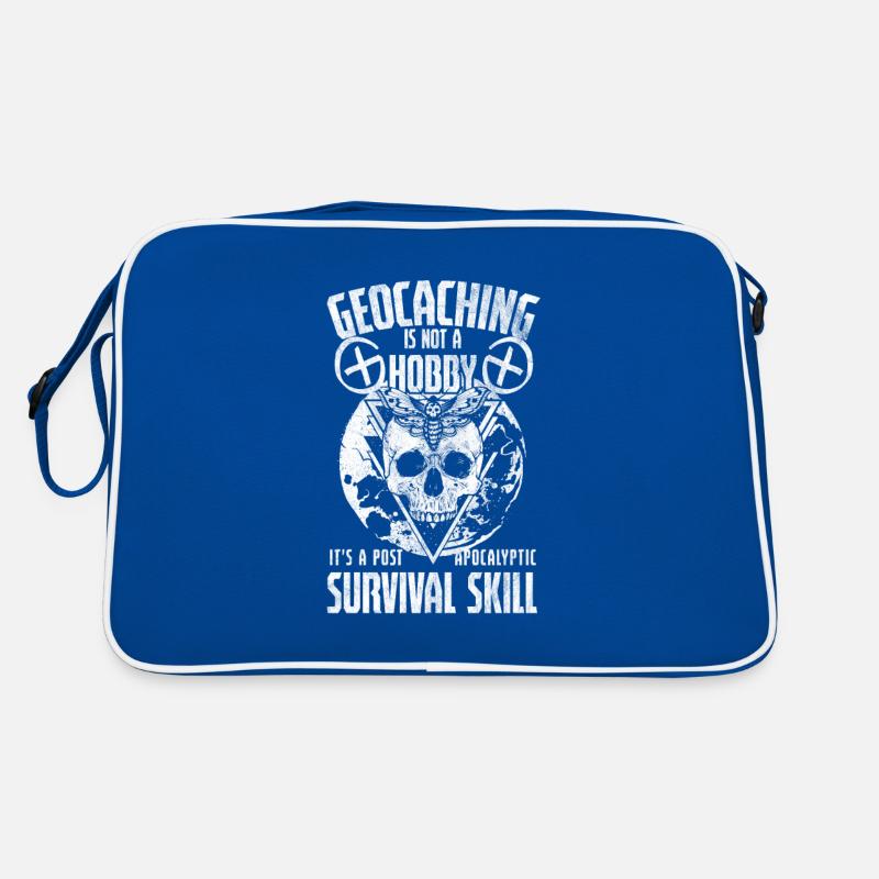 Geocaching Pastime GPS Navigation Navigational Retro Bag