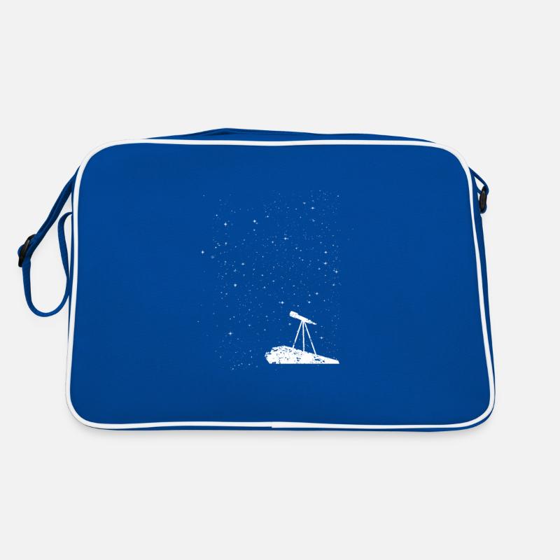Teleskop Astronomie Sonnensystem Astronom Weltraum Retro Tasche