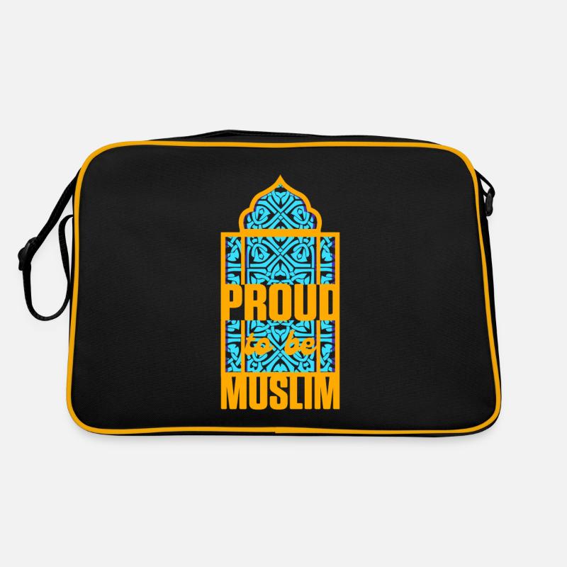 Fier être musulman Islam Allah Coran Mosquée Cadeau Sac Retro