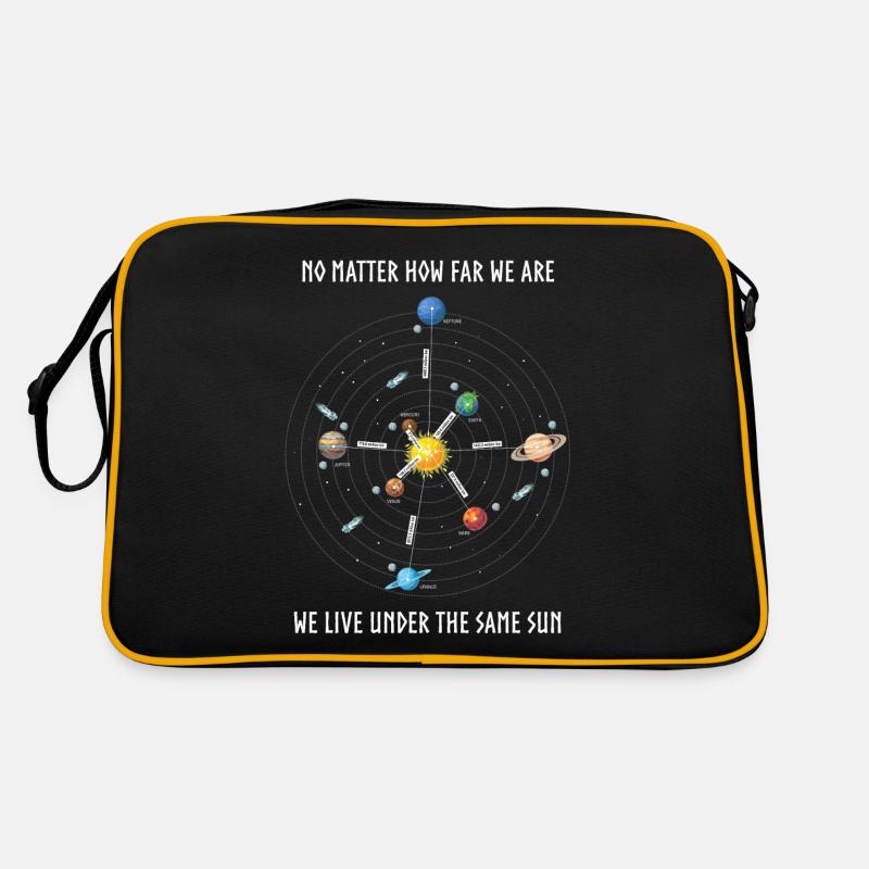 Planète, univers, distances des planètes Sac Retro