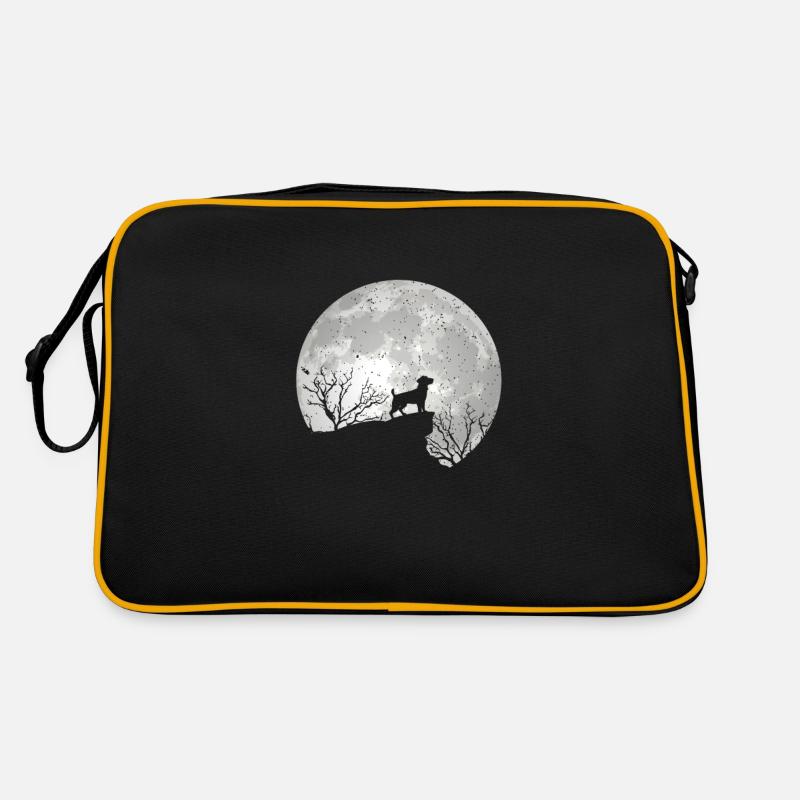 Jack Russel Terrier chien chien chien propriétaire de la lune Sac Retro