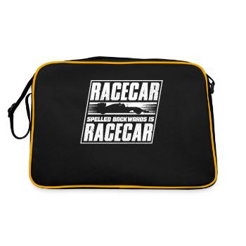 Voitures de course, courses, courses - Sac Retro - noir/or - Dos