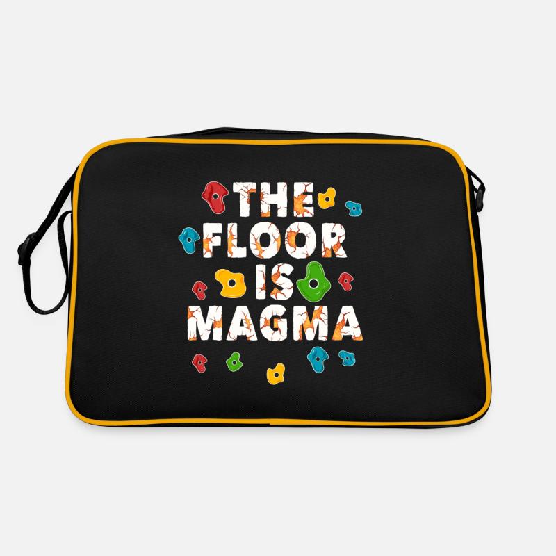 Climbing, Climbing, Climbing - Retro Bag - black/gold