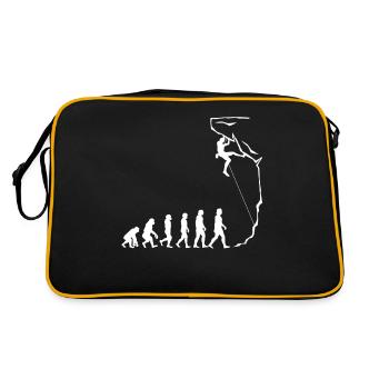 Evolution de l’escalade, Bouldern, Alpinisme - Sac Retro - noir/or - Dos