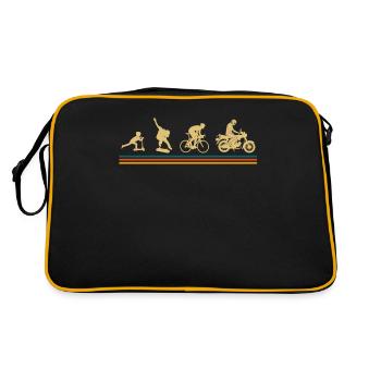 Simmi, 2 Takter, S50, Evolutions du cyclomoteur RDA - Sac Retro - noir/or - Dos