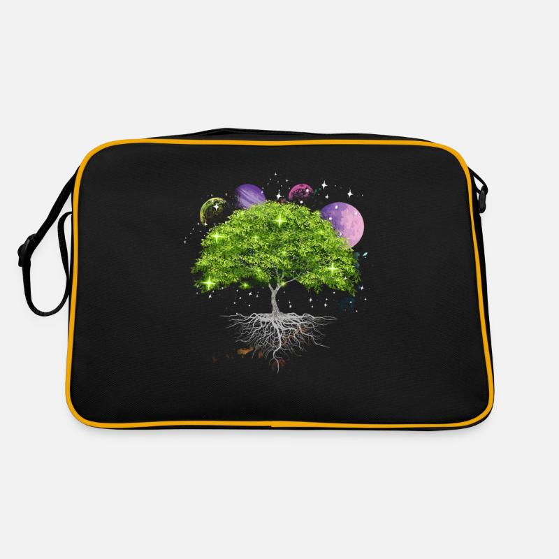 Tree of Life Galaxy, Planets, Solar System, Retro Bag