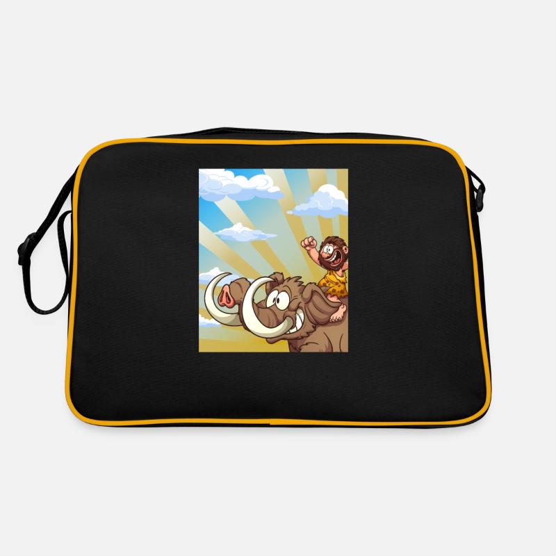 Mammoth I Ice Age I Elephant Sing Retro Bag