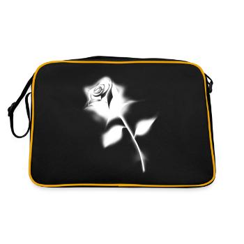 Rose blanche - Sac Retro - noir/or - Dos