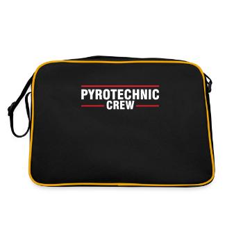 Pyrotechnicien Pyrotechnicien Pyro Firework Gift - Sac Retro - noir/or - Dos