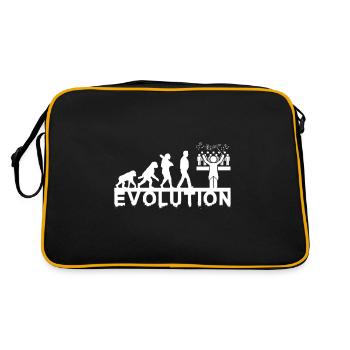 Chef de chœur Evolution Chorus Musique chorale Cadeau - Sac Retro - noir/or - Dos