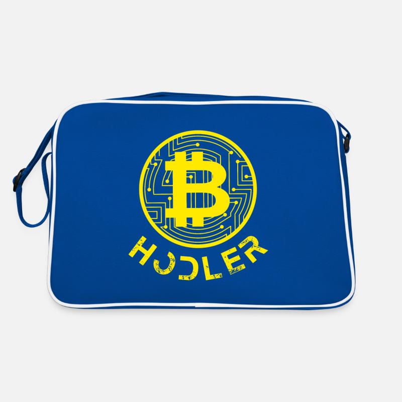 Bitcoin Hodler Crypto BTC Kryptowährung Geschenk Retro Tasche