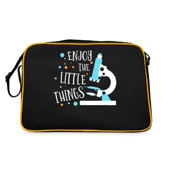 Biologists Biology Genetics Researcher Student - Retro Bag - black/gold - Back
