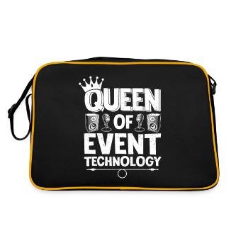 Veranstaltungstechniker Event Technician - Retro Bag - black/gold - Back