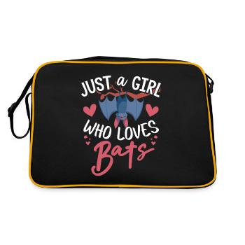 Bats, Bat - Retro Bag - black/gold - Back