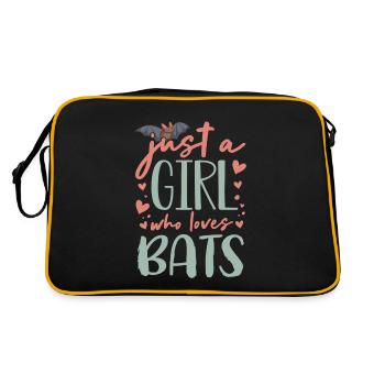 Bats, Bat - Retro Bag - black/gold - Back