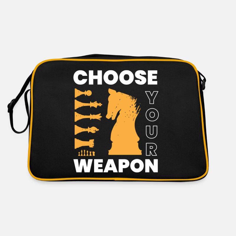 Chess, chess player, chess lover Retro Bag