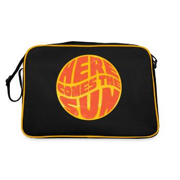 Voici le soleil, rétro des années 70 - Sac Retro - noir/or - Dos