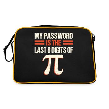 PI Math , Mathématiques, 3.145 - Sac Retro - noir/or - Dos