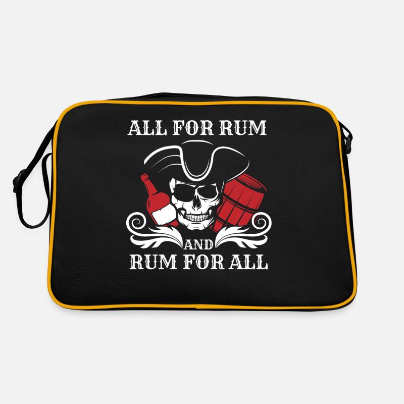 Rum Drinker, Everything For Rum And Rum For All Retro Bag