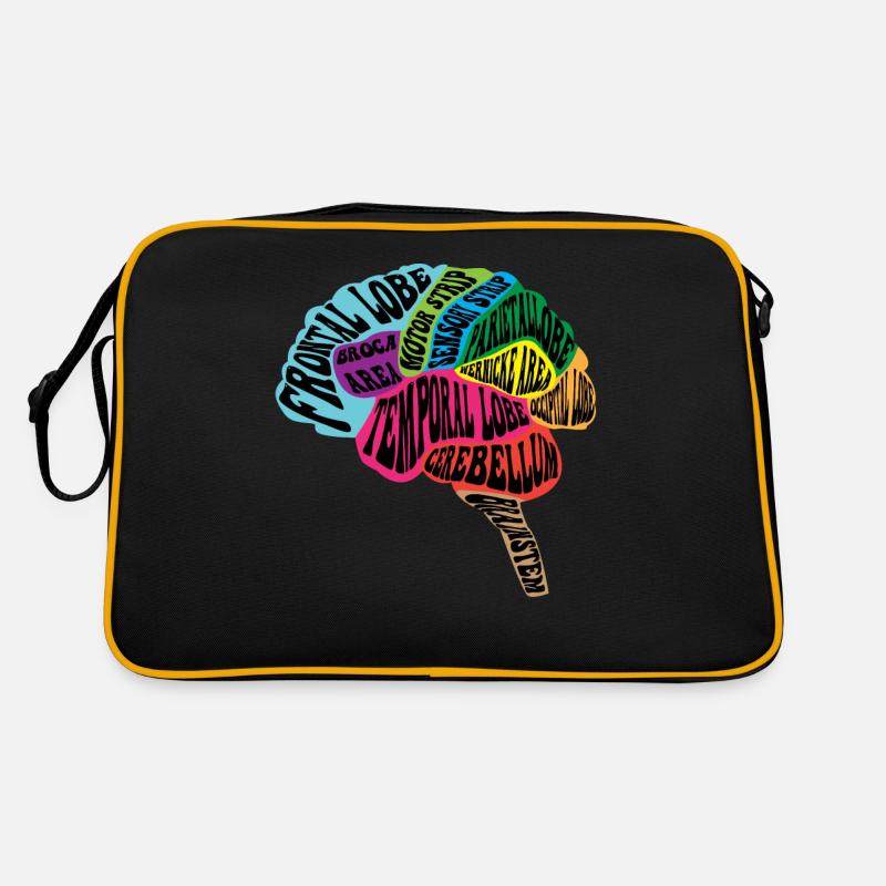 Neurologist Brain Map Retro Bag