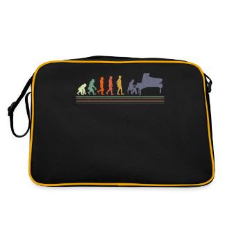 Pianiste Evolution Musicien - Sac Retro - noir/or - Dos