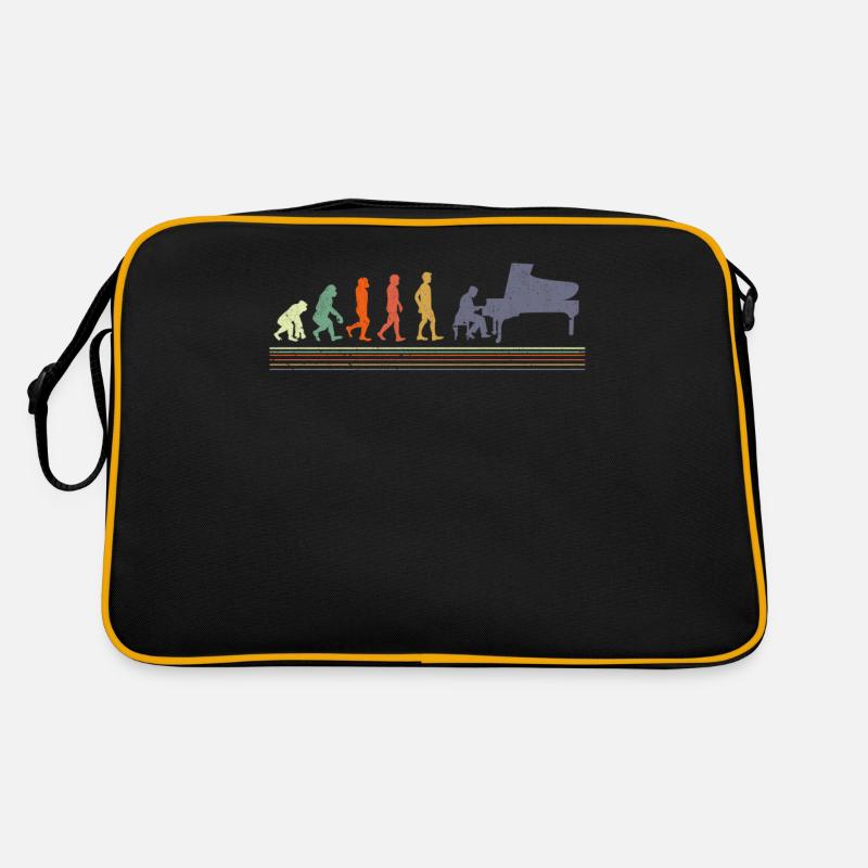 Pianiste Evolution Musicien Sac Retro