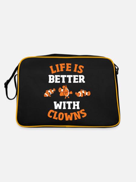 Saltwater Aquarium Aquarium - Retro Bag - black/gold - Back