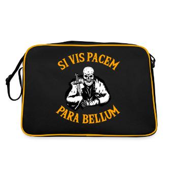SI VIS Pacem Para Bellum - Retro Bag - black/gold - Back