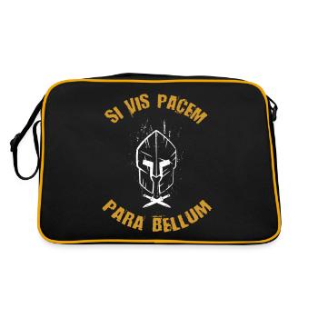 SI VIS Pacem Para Bellum - Retro Bag - black/gold - Back