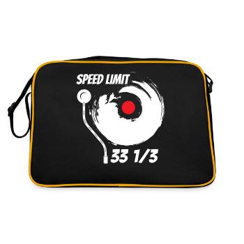 Vinyl Draws Audiophile Music - Retro Bag - black/gold - Back
