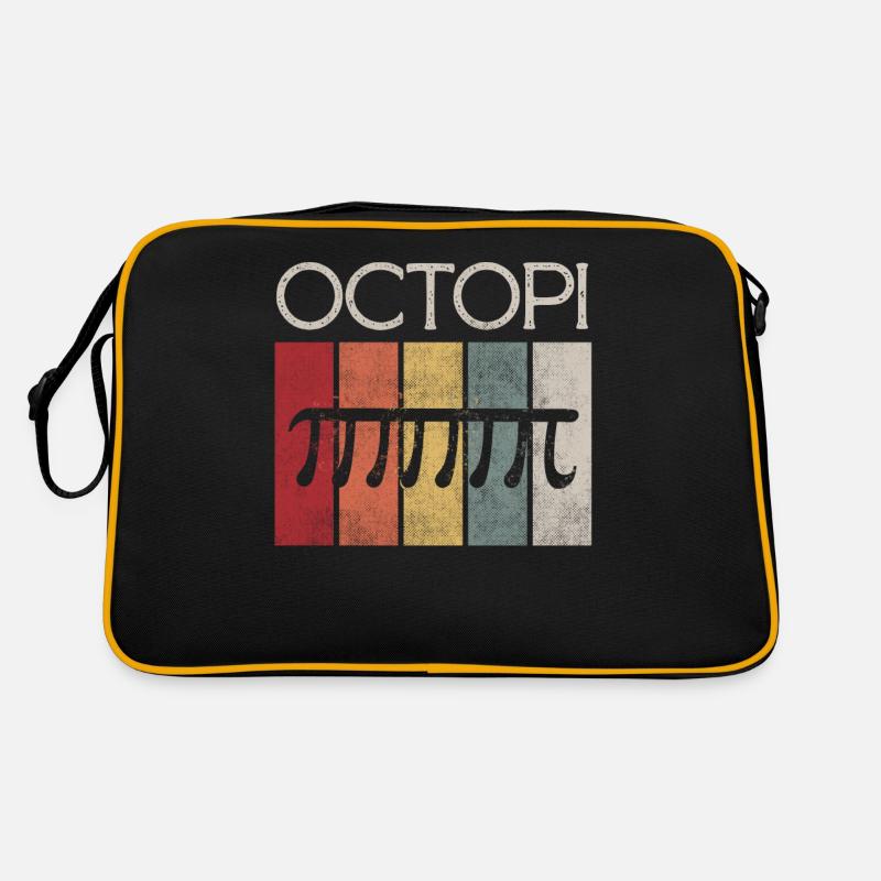 Octopi, PI, Mathe, Mathelehrer-Geschenk Retro Tasche