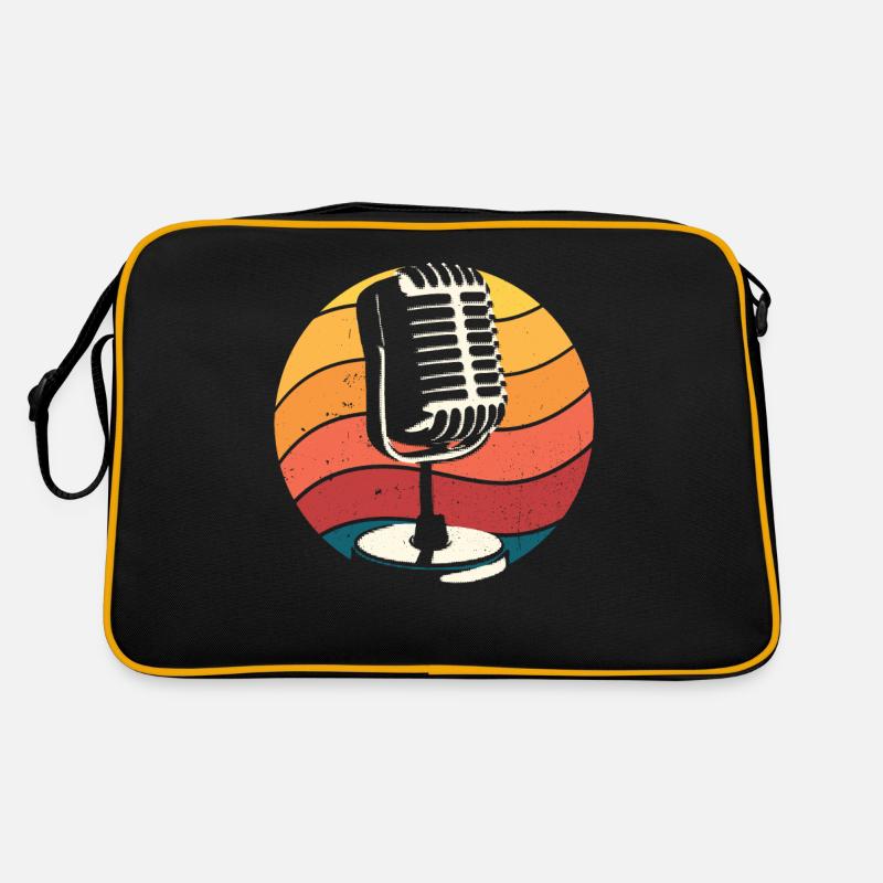 Microphone, Comedian, Stand-Up Comedy Retro Bag